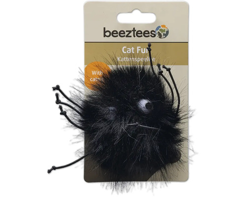 Beeztees kattenspeelgoed vachtspeeltje op een kaart