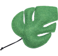 Monstera blad van vilt met koord