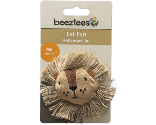 Beeztees kattenspeelgoed leeuw met kattenkruid