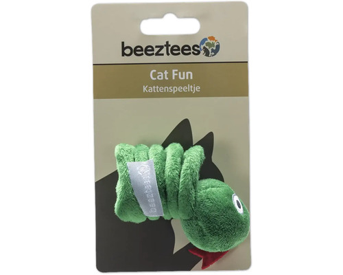 beeztees kattenspeelgoed met kattenkruid, wormvorm