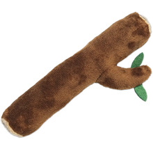 Bruine pluche boomstam voor huisdieren