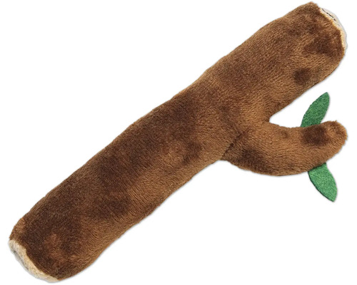 Bruine pluche boomstam voor huisdieren