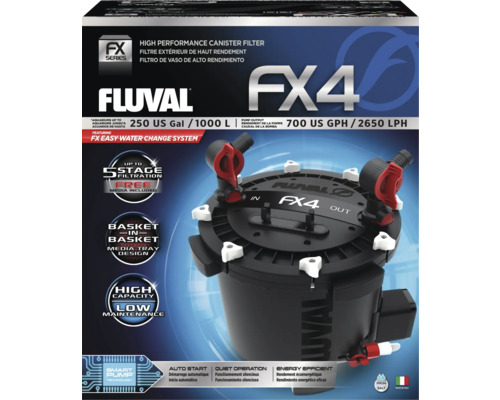 Fluval FX4 hoogwaardig extern filter voor aquaria tot 1000 liter