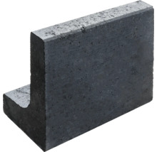 Betonnen L-element voor tuinconstructies