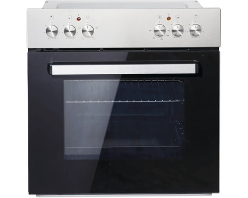 Vrijstaand elektrisch fornuis met bedieningspaneel en kijkvenster