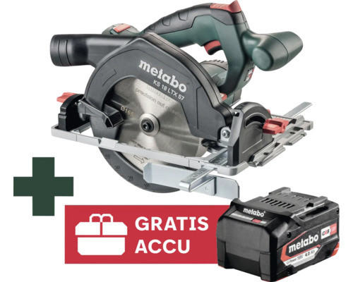 Metabo accucirkelzaag met extra accu