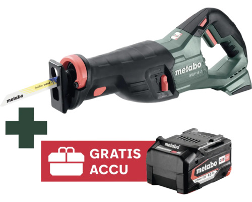 Metabo accusabelzaag met een extra accu