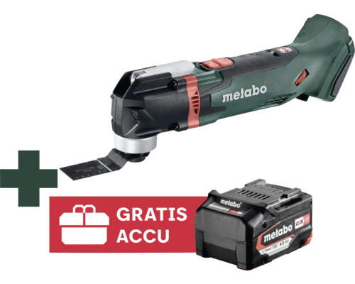Metabo multitool met accu en gratis accu