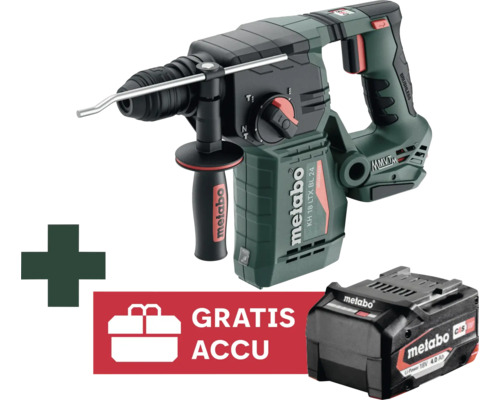 Metabo boorhamer met accu en gratis accu
