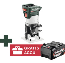 Metabo accu bovenfrees met gratis accu