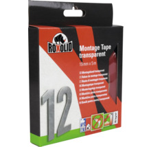 Roxolid Montagetape transparant 19 mm x 5 m