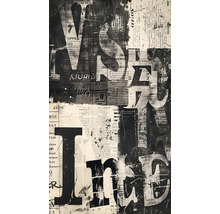 Abstracte afbeelding met krantenknipsels en letters