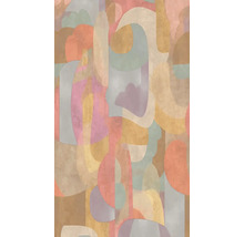 Abstract behangpatroon met organische vormen