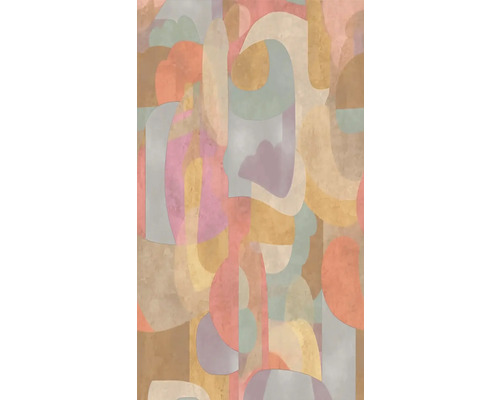 Abstract behangpatroon met organische vormen