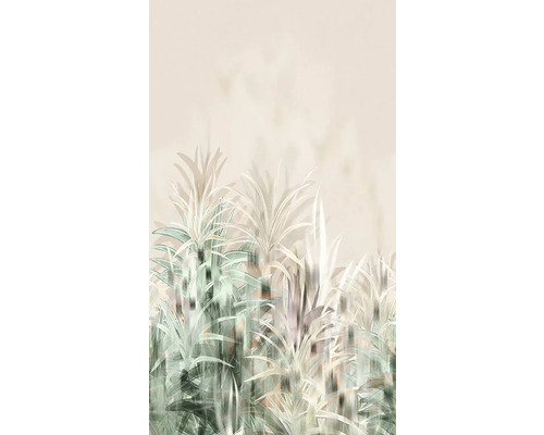 Behang met plantmotief