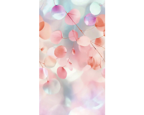 Illustratie van ronde bladeren aan dunne takken