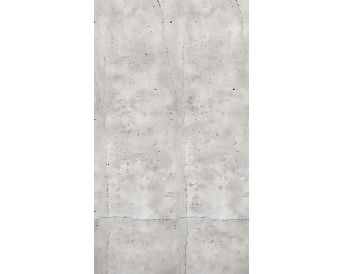 Close-up van een grijze betonnen muur met scheuren