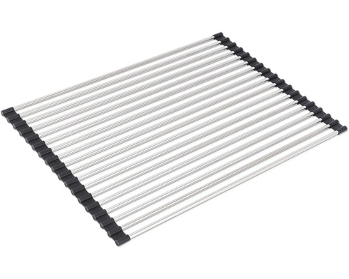 CENTA Afdruiprek oprolbaar 48x34 cm Afdruiprek voor spoelbak van roestvrij staal