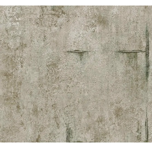 Behang in betonlook met touwelementen