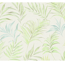 Behang met palmenbladmotief