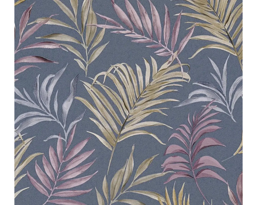 Behang met palmenbladmotief