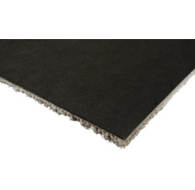 Zwarte tapijttegel met textielrug