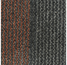 Detailopname van een tapijt met twee verschillende patronen