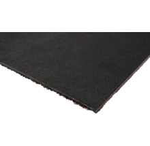 Close-up van een tapijttegel met textielstructuur