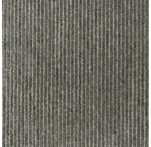 Detailaanzicht van een geribbelde vloerbedekking.