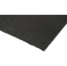 Close-up van een zwarte vijverfolie