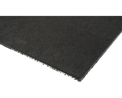 Close-up van een zwarte vijverfolie