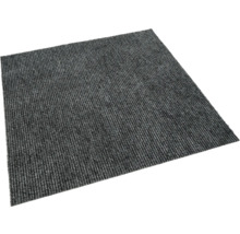 Grijze tapijttegel met ribbeltextuur