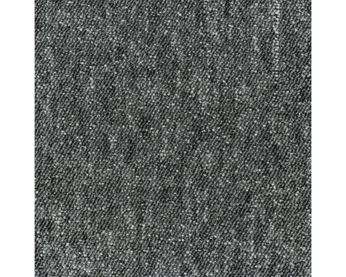 Close-up van een grijs tapijt met een gemêleerd uiterlijk