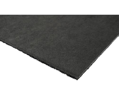 Zwarte textiele vloerbedekking