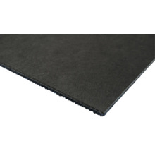 Detailopname van een zwarte textielmat