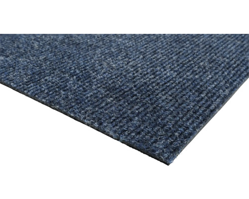 Blauw gemêleerde schoonloopmat