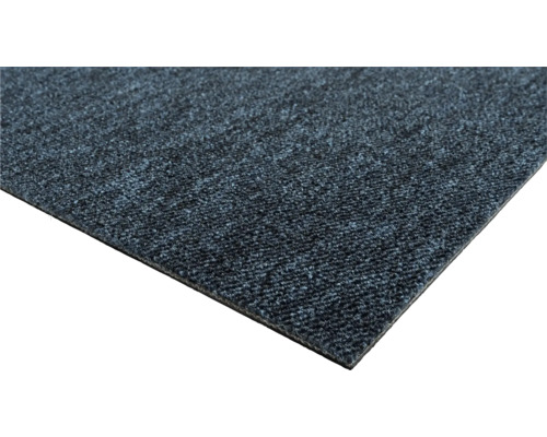 Gedetailleerde opname van een blauw tapijt