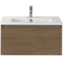 Wastafelonderkast met wastafel en kraan