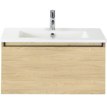 Wastafelonderkast met wastafel en kraan