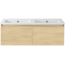 Wastafelonderkast met dubbele wastafel