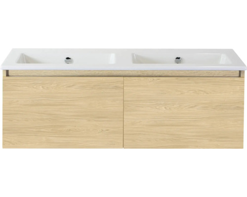 Wastafelonderkast met dubbele wastafel