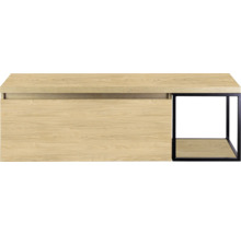 Houten kast met open plank