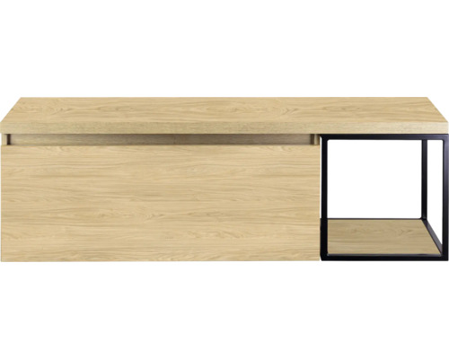 Houten kast met open plank