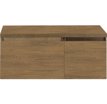 Houten wastafelonderkast met twee deuren