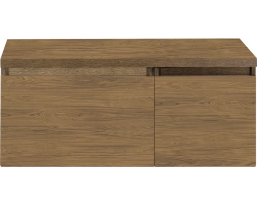 Houten wastafelonderkast met twee deuren