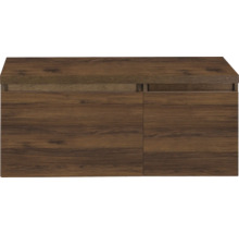 Houten wastafelonderkast met twee deuren