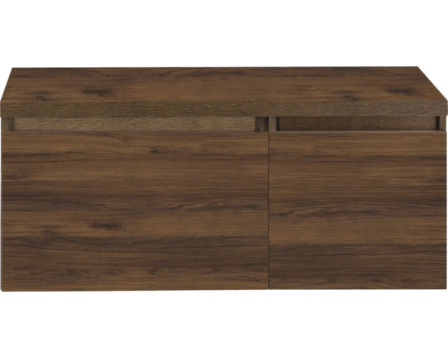 Houten wastafelonderkast met twee deuren