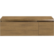 Hangende wastafelonderkast van hout