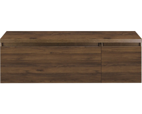 Houten hangende onderkast met deur