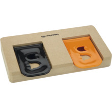 Intelligentiespeelgoed voor honden van hout met twee schuifjes